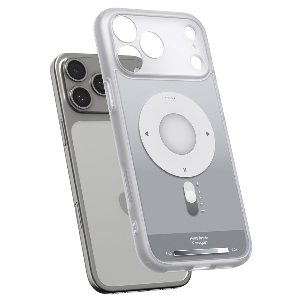 Θήκη MagSafe για Apple iPhone 18 Pro / 17 Pro, Spigen, Ultra Hybrid Classic, Ασημί ACS12167