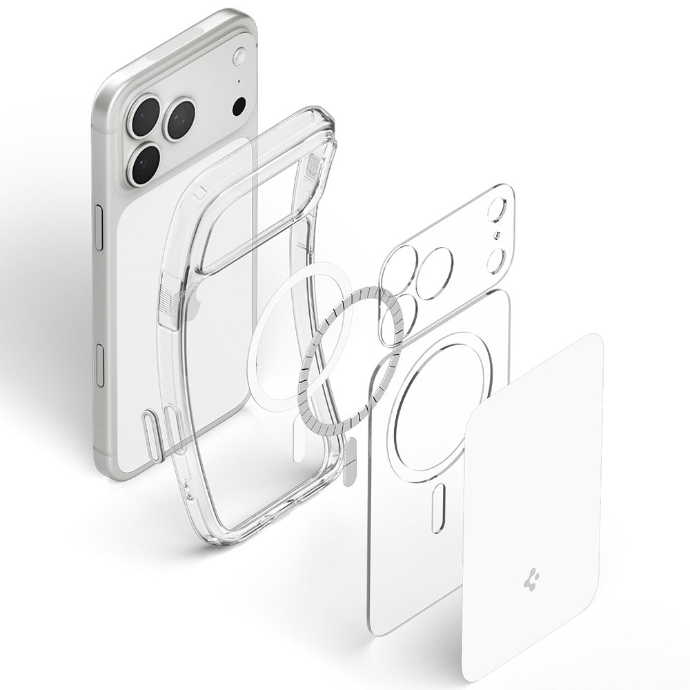 Θήκη MagSafe για Apple iPhone 18 Pro / 17 Pro, Spigen, Ultra Hybrid T, Λευκή ACS12169