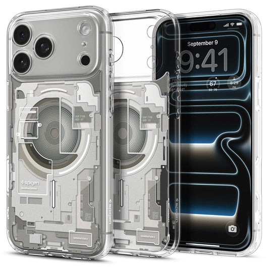 Θήκη MagSafe για Apple iPhone 18 Pro / 17 Pro, Spigen, Ultra Hybrid Zero One, Μπεζ ACS12164