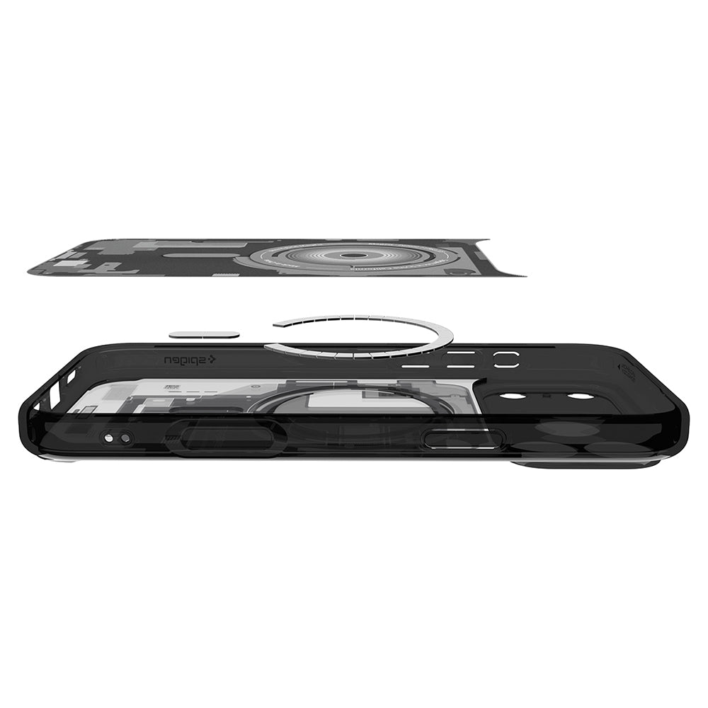 MagSafe Case for Apple iPhone 18 Pro / 17 Pro, Spigen, Ultra Hybrid Zero One, Black ACS12165