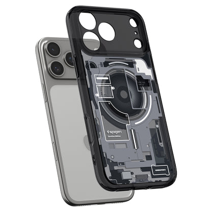 MagSafe Case for Apple iPhone 18 Pro / 17 Pro, Spigen, Ultra Hybrid Zero One, Black ACS12165