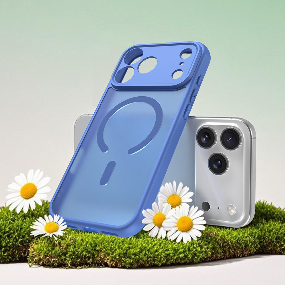 Θήκη MagSafe για Apple iPhone 18 Pro / 17 Pro, Techsuit, HaloFrost II, Μπλε