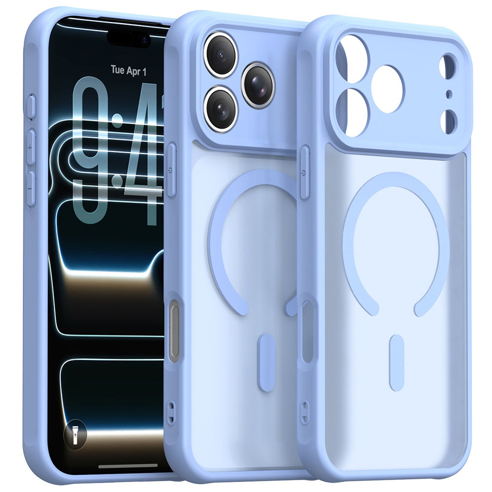 Θήκη MagSafe για Apple iPhone 18 Pro / 17 Pro, Techsuit, HaloFrost II, Μπλε