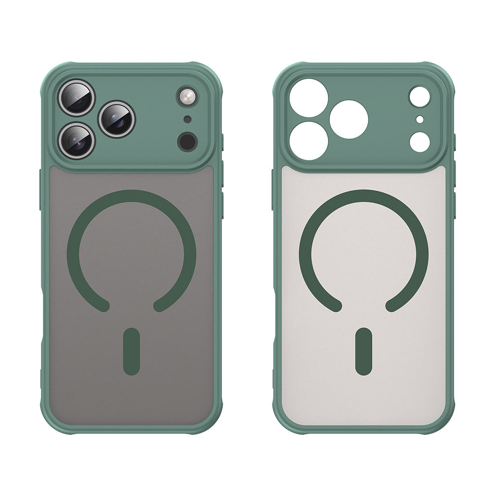 Θήκη MagSafe για Apple iPhone 18 Pro / 17 Pro, Techsuit, HaloFrost II, Πράσινο