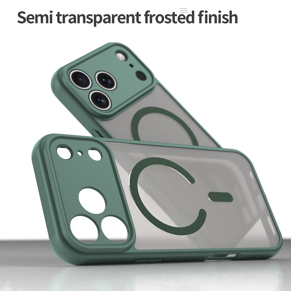 Θήκη MagSafe για Apple iPhone 18 Pro / 17 Pro, Techsuit, HaloFrost II, Πράσινο