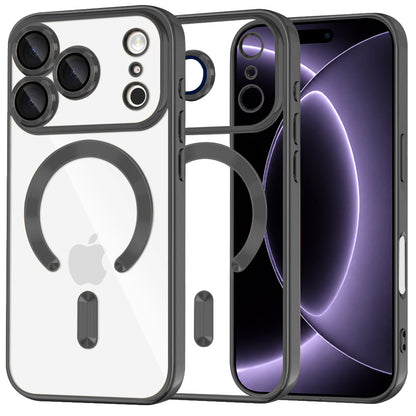 Θήκη MagSafe για Apple iPhone 18 Pro / 17 Pro, Techsuit, Luxury Crystal, Μαύρη