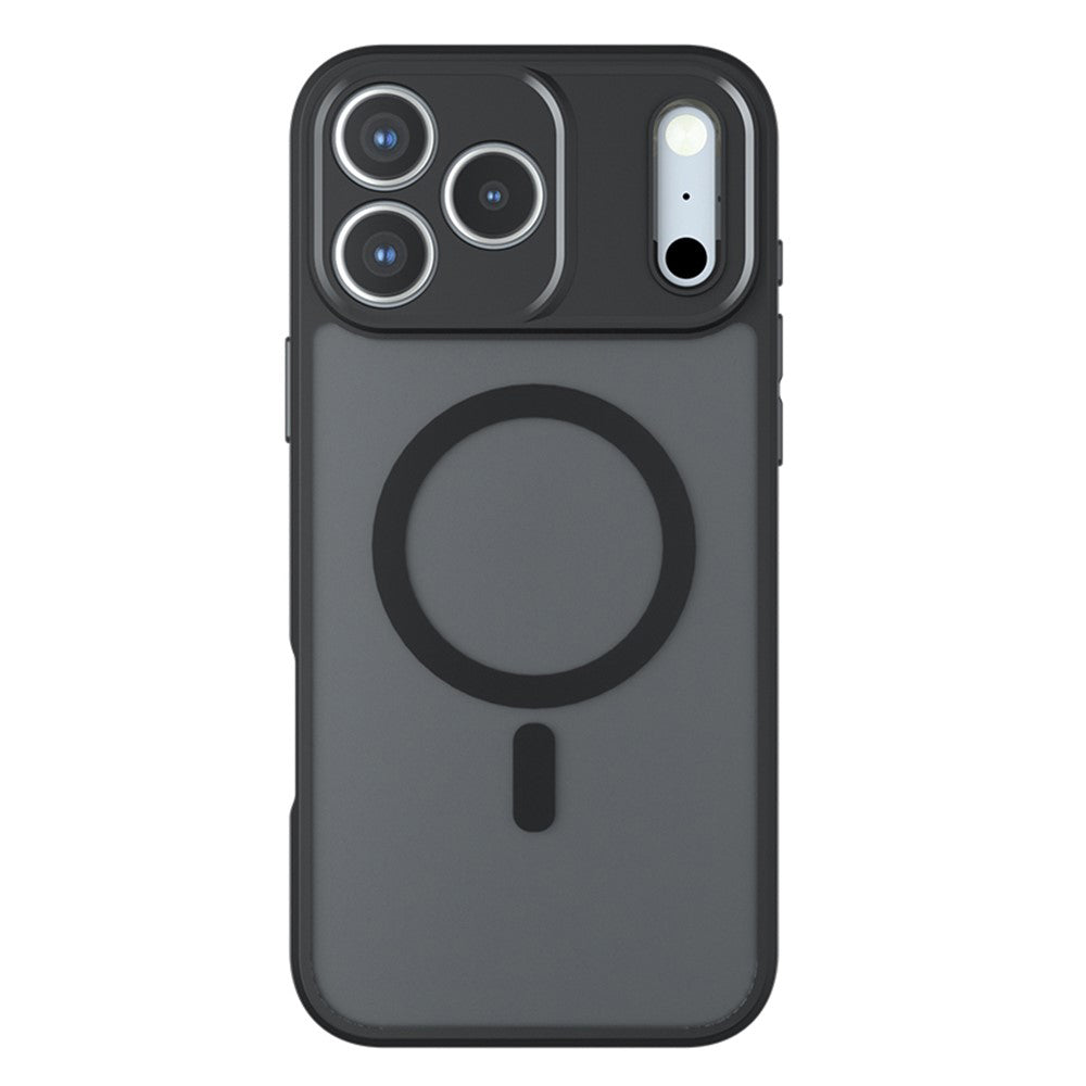 Θήκη MagSafe για Apple iPhone 18 Pro / 17 Pro, Techsuit, PureFrost, Μαύρο Σατινέ