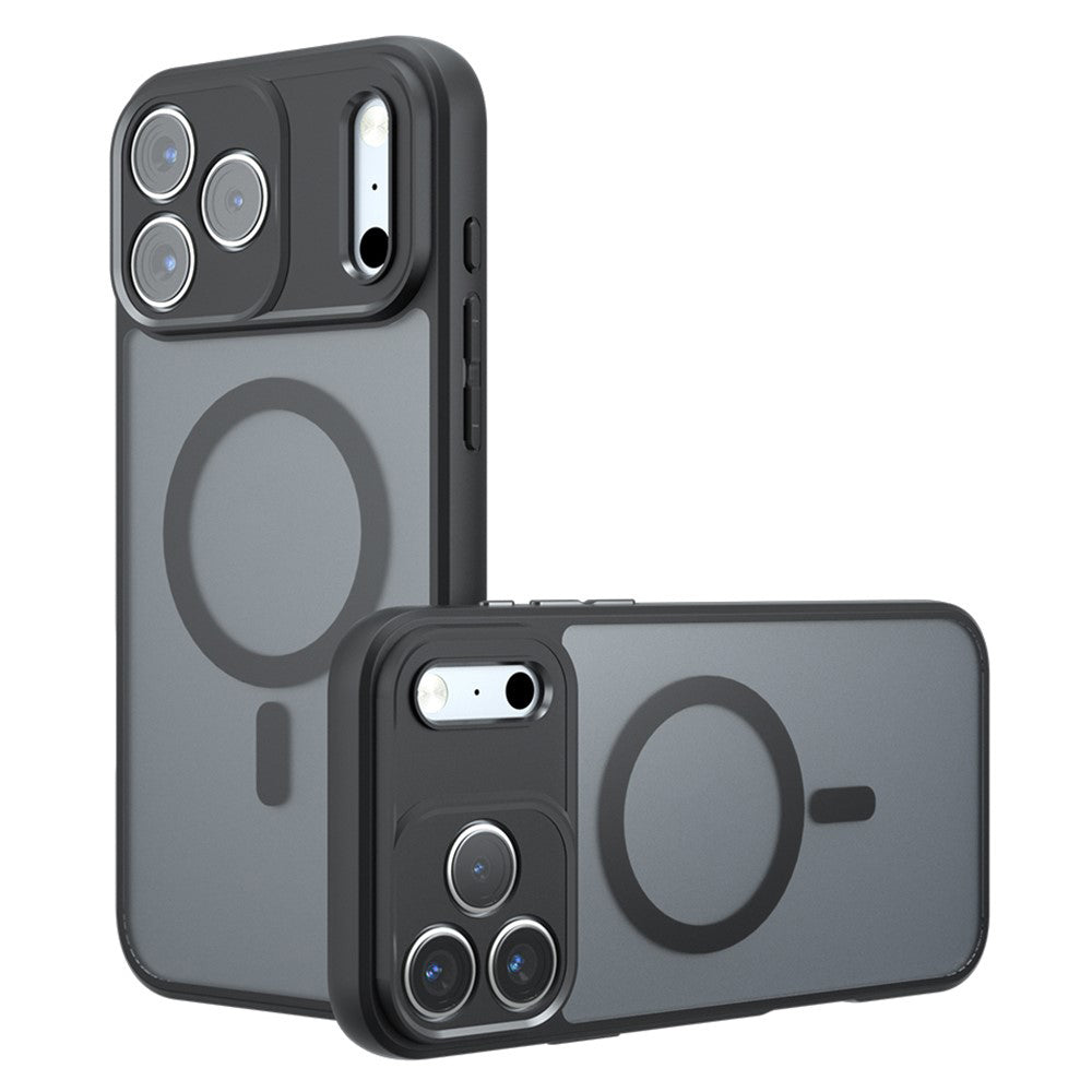 Θήκη MagSafe για Apple iPhone 18 Pro / 17 Pro, Techsuit, PureFrost, Μαύρο Σατινέ