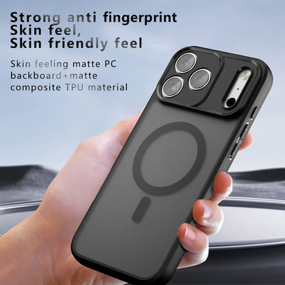 Θήκη MagSafe για Apple iPhone 18 Pro / 17 Pro, Techsuit, PureFrost, Μαύρο Σατινέ