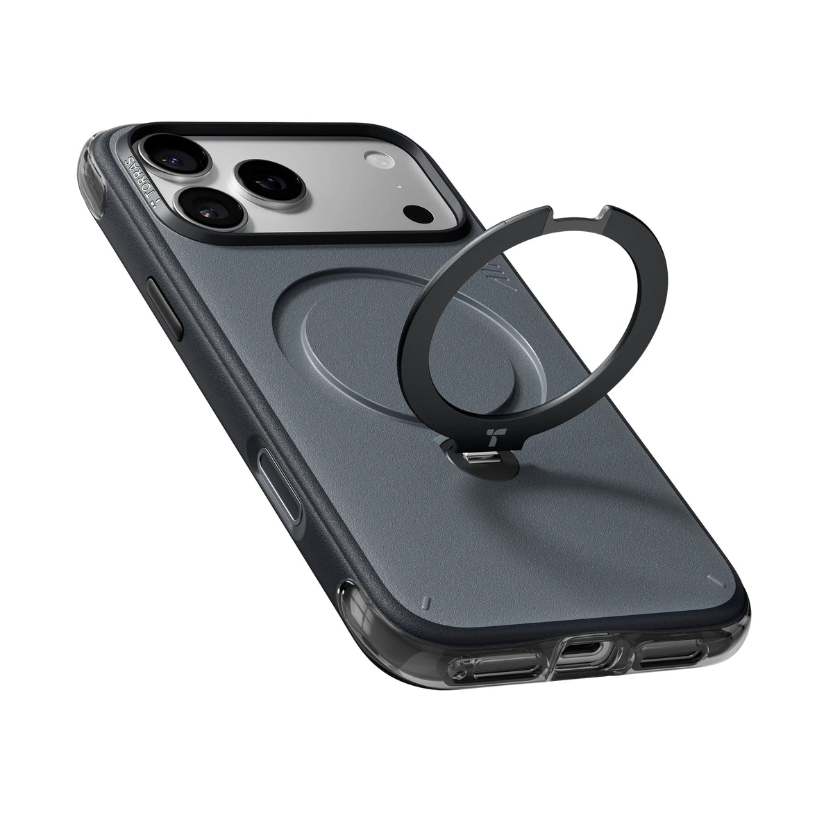 Θήκη MagSafe για Apple iPhone 18 Pro / 17 Pro, Torras, Ostand Q3 Air Essential, Μαύρο