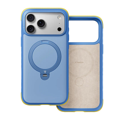 Θήκη MagSafe για Apple iPhone 18 Pro / 17 Pro, Torras, Ostand Q3 Rugged, Μαύρη