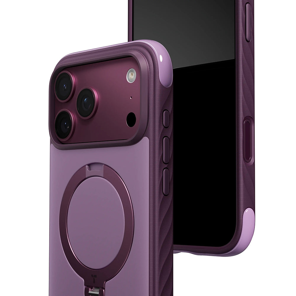 Θήκη MagSafe για Apple iPhone 18 Pro / 17 Pro, Torras, Ostand Q3 Rugged, Μαύρη