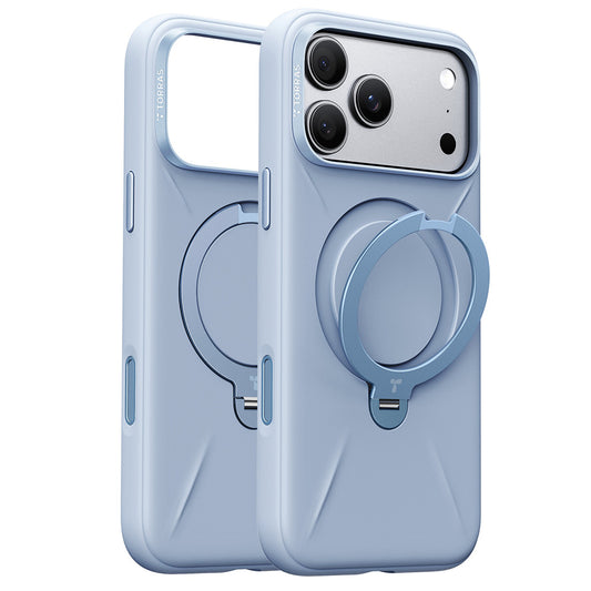 Θήκη MagSafe για Apple iPhone 18 Pro / 17 Pro, Torras, QPRO Σιλικόνη, Μπλε