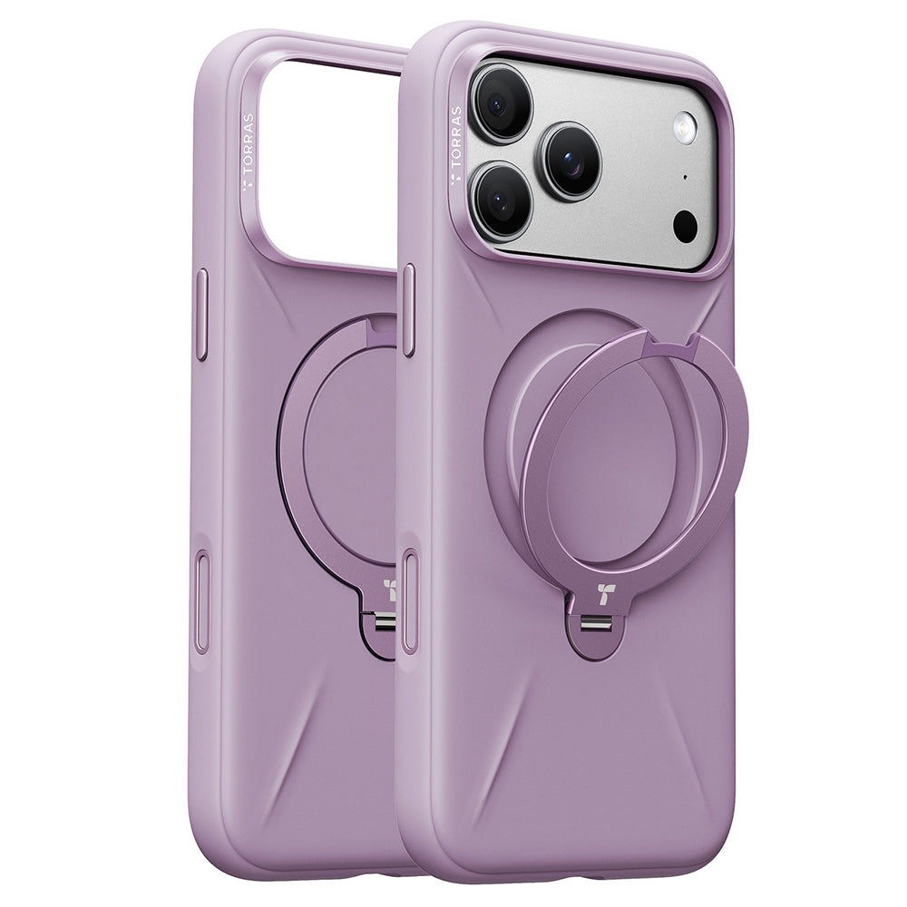 Θήκη MagSafe για Apple iPhone 18 Pro / 17 Pro, Torras, QPRO Σιλικόνη, Μωβ