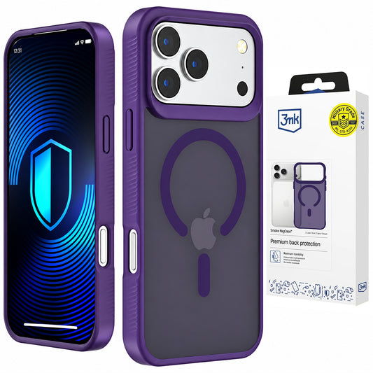 Θήκη MagSafe για Apple iPhone 18 Pro Max / 17 Pro Max, 3MK, Smoke MagCase, Μωβ