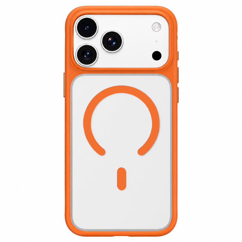 MagSafe Case for Apple iPhone 18 Pro Max / 17 Pro Max, Blueo, Skin-Friendly Anti-Drop, Satin Orange