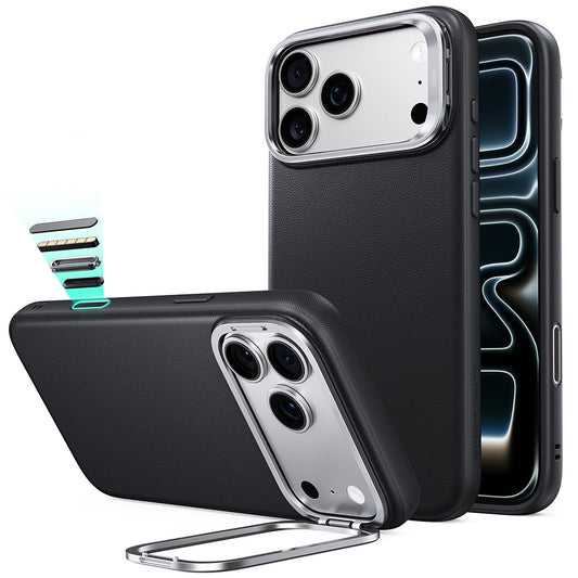 Θήκη MagSafe για Apple iPhone 18 Pro Max / 17 Pro Max, ESR, Atelier με Βάση Στήριξης, Μαύρη