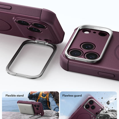 Θήκη MagSafe για Apple iPhone 18 Pro Max / 17 Pro Max, ESR, Cyber Armor Kickstand, Σκούρο Βυσσινί Ματ