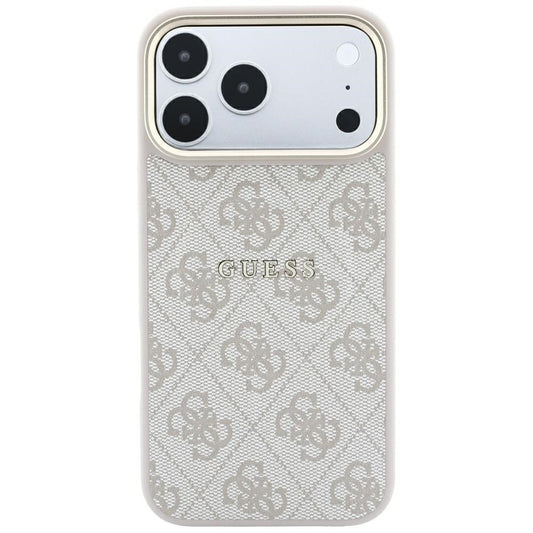 Θήκη MagSafe για Apple iPhone 18 Pro Max / 17 Pro Max, Guess, 4G Embossed Classic, Ροζ