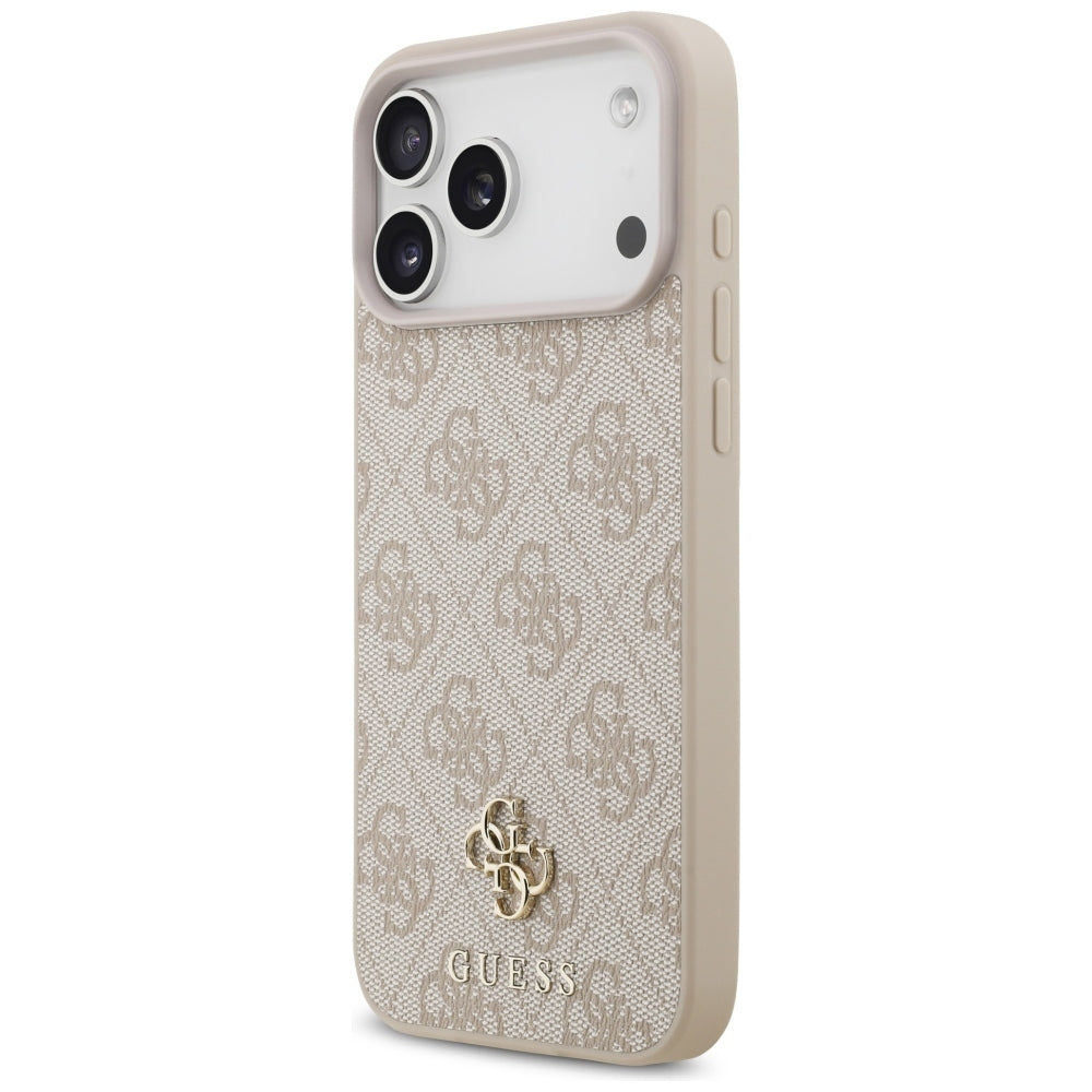Θήκη MagSafe για Apple iPhone 18 Pro Max / 17 Pro Max, Guess, 4G Small and Classic, Ροζ