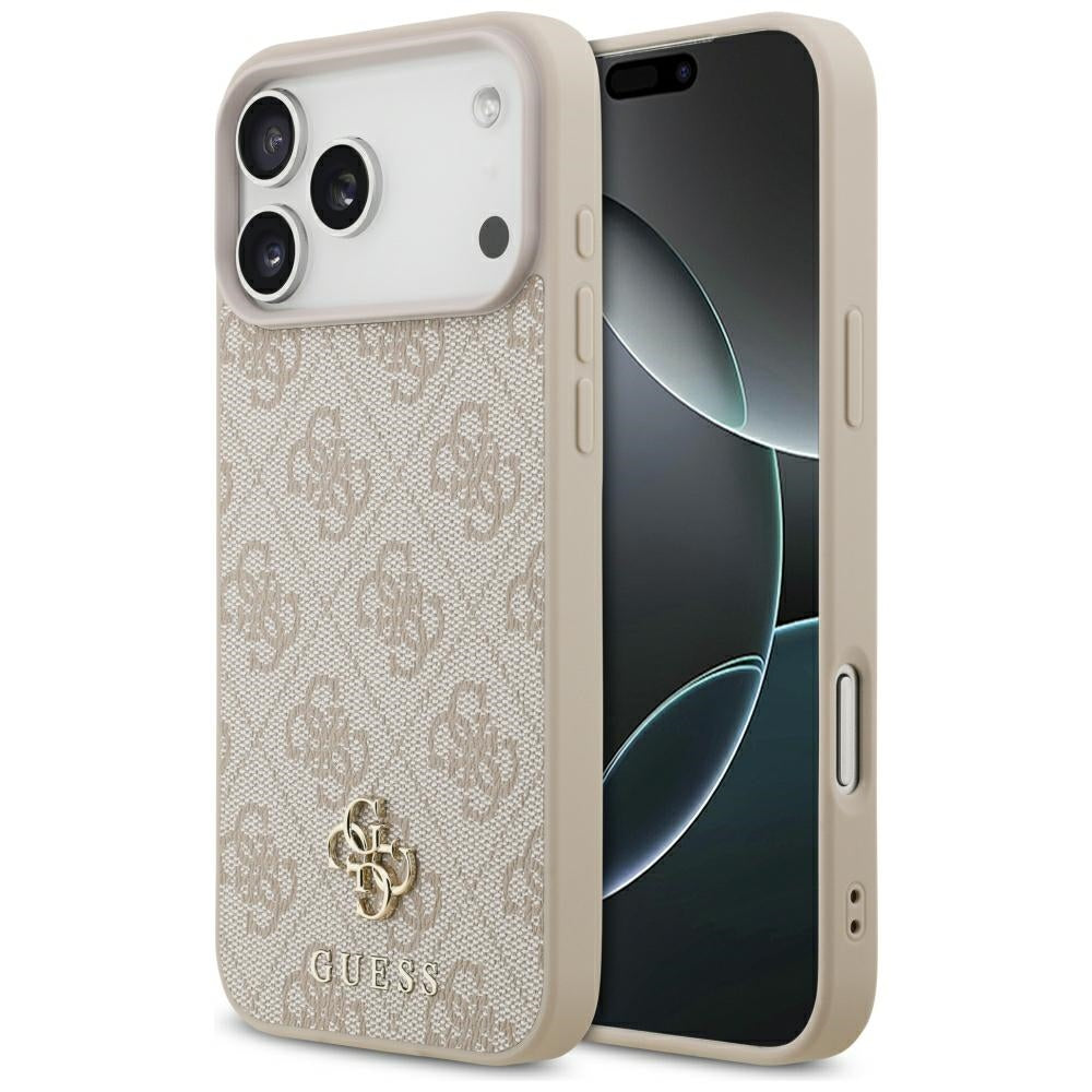 Θήκη MagSafe για Apple iPhone 18 Pro Max / 17 Pro Max, Guess, 4G Small and Classic, Ροζ