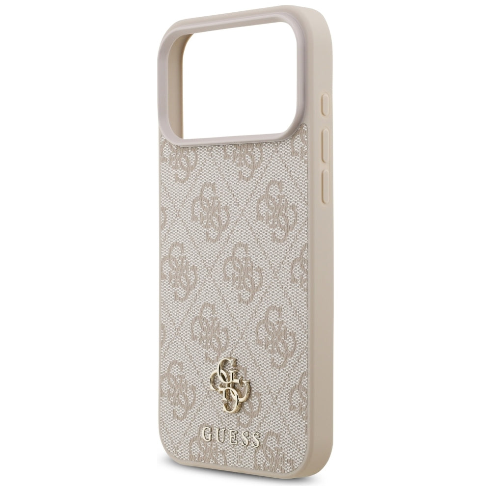 Θήκη MagSafe για Apple iPhone 18 Pro Max / 17 Pro Max, Guess, 4G Small and Classic, Ροζ