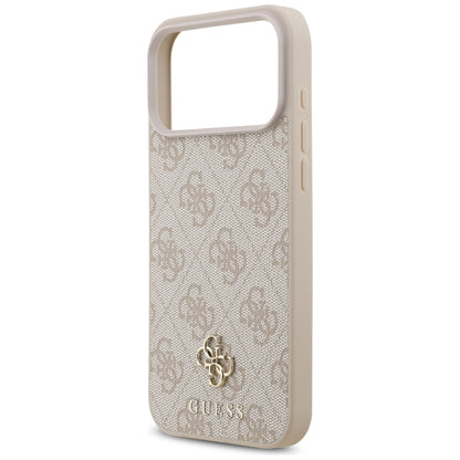 Θήκη MagSafe για Apple iPhone 18 Pro Max / 17 Pro Max, Guess, 4G Small and Classic, Ροζ