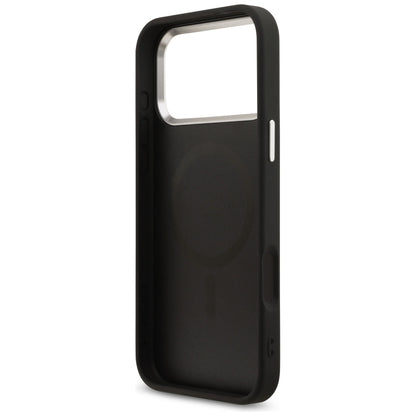 Θήκη MagSafe για Apple iPhone 18 Pro Max / 17 Pro Max, Guess, 4G Triangle Logo, Μαύρη