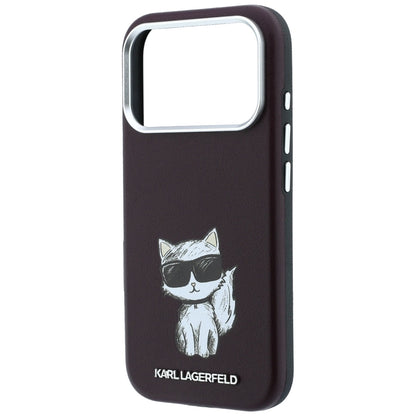Θήκη MagSafe για Apple iPhone 18 Pro Max / 17 Pro Max, Karl Lagerfeld, Choupette Sketch, Βυσσινί