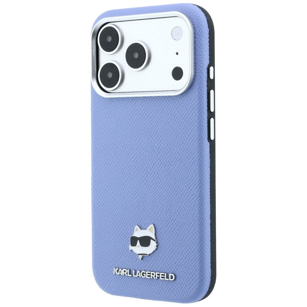 Θήκη MagSafe για Apple iPhone 18 Pro Max / 17 Pro Max, Karl Lagerfeld, Grained Choupette Head, Bleu