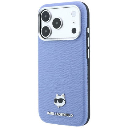 Θήκη MagSafe για Apple iPhone 18 Pro Max / 17 Pro Max, Karl Lagerfeld, Grained Choupette Head, Bleu