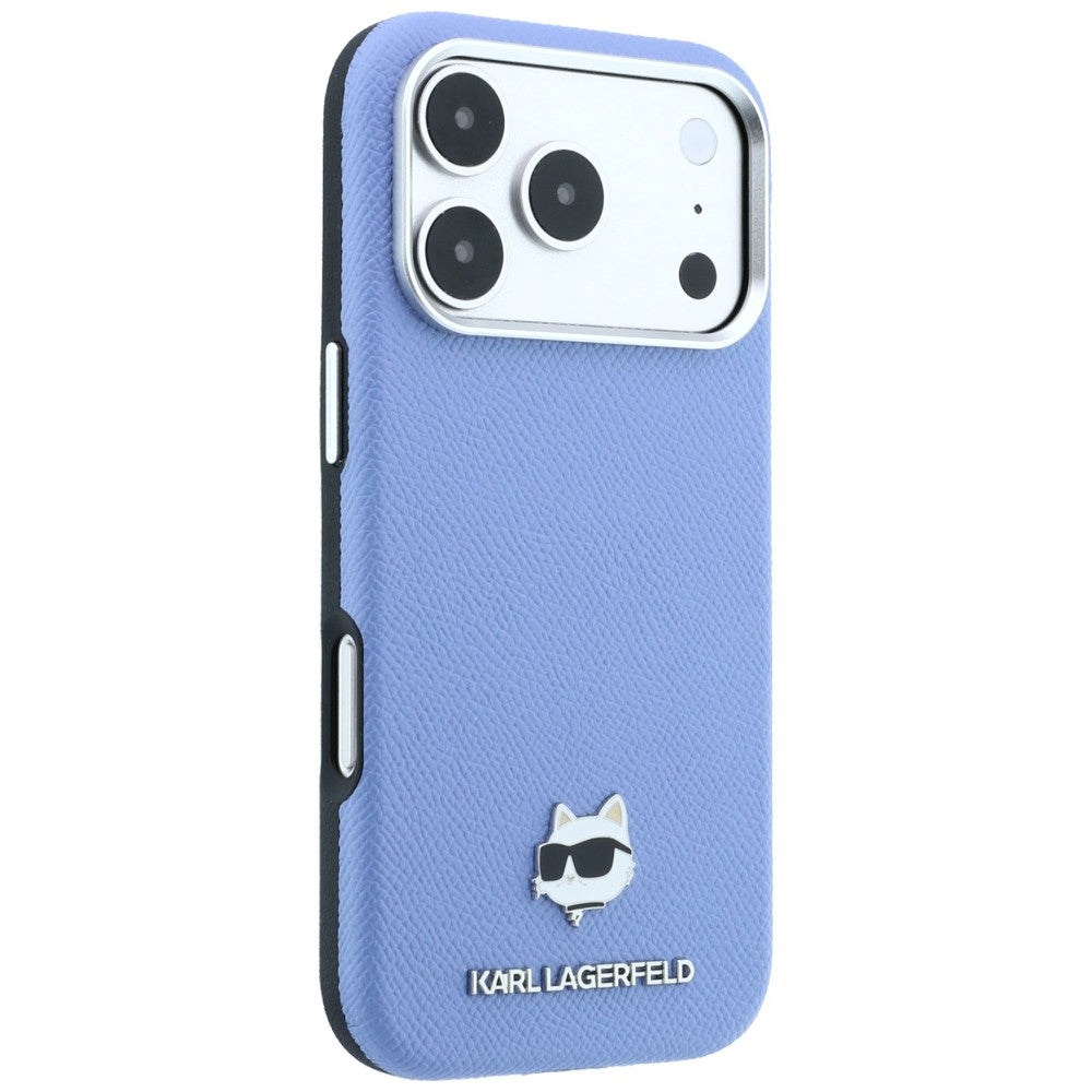 Θήκη MagSafe για Apple iPhone 18 Pro Max / 17 Pro Max, Karl Lagerfeld, Grained Choupette Head, Bleu