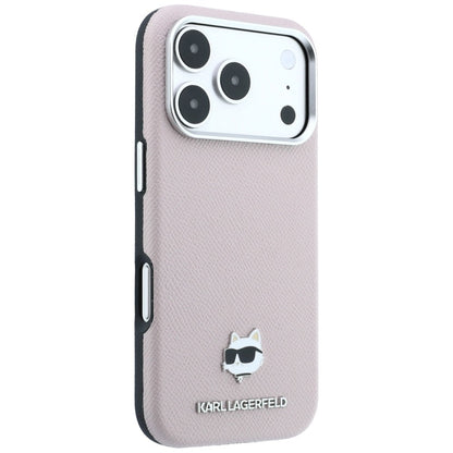 Θήκη MagSafe για Apple iPhone 18 Pro Max / 17 Pro Max, Karl Lagerfeld, Grained Choupette Head, Ροζ