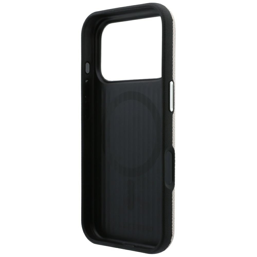 Θήκη MagSafe για Apple iPhone 18 Pro Max / 17 Pro Max, Karl Lagerfeld, Grained Embossed Ring, Μπεζ