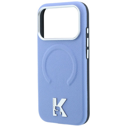 Θήκη MagSafe για Apple iPhone 18 Pro Max / 17 Pro Max, Karl Lagerfeld, Grained Embossed Ring, Μπλε