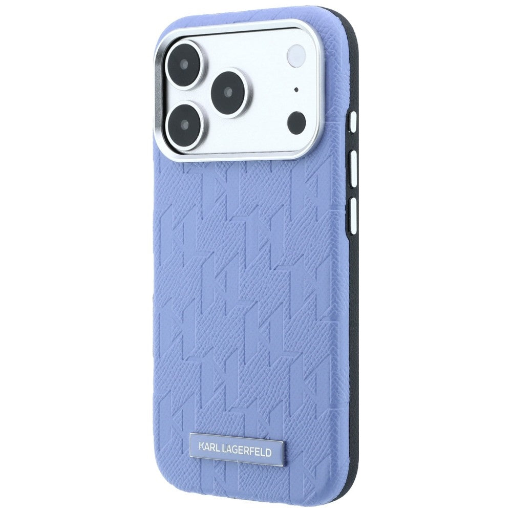 Θήκη MagSafe για Apple iPhone 18 Pro Max / 17 Pro Max, Karl Lagerfeld, Grained Mono Resin Logo, Bleu