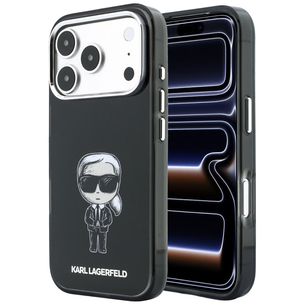Θήκη MagSafe για Apple iPhone 18 Pro Max / 17 Pro Max, Karl Lagerfeld, HC IML Ikonik Sketch Print, Μαύρο