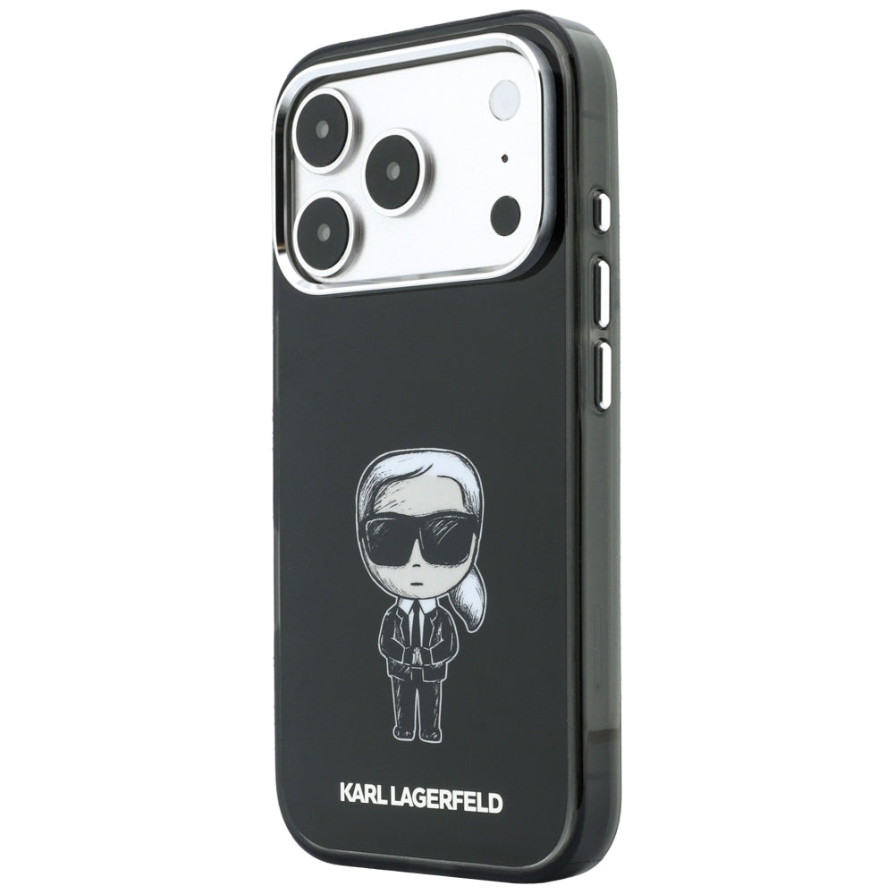 Θήκη MagSafe για Apple iPhone 18 Pro Max / 17 Pro Max, Karl Lagerfeld, HC IML Ikonik Sketch Print, Μαύρο