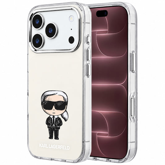 Θήκη MagSafe για Apple iPhone 18 Pro Max / 17 Pro Max, Karl Lagerfeld, IML Ikonik Sketch Print, Μπεζ