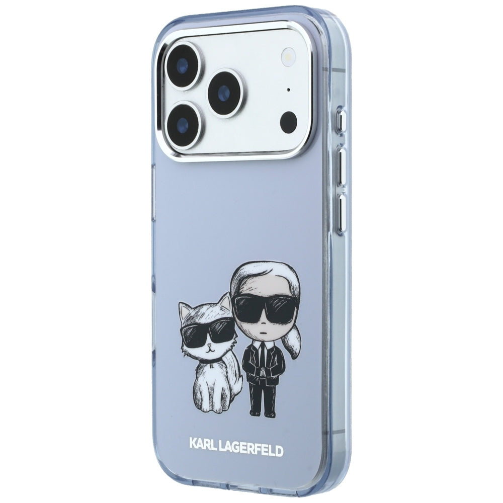 Θήκη MagSafe για Apple iPhone 18 Pro Max / 17 Pro Max, Karl Lagerfeld, IML KC Bodies Sketch Print, Μπλε