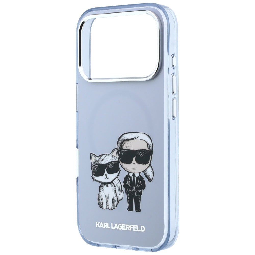 Θήκη MagSafe για Apple iPhone 18 Pro Max / 17 Pro Max, Karl Lagerfeld, IML KC Bodies Sketch Print, Μπλε