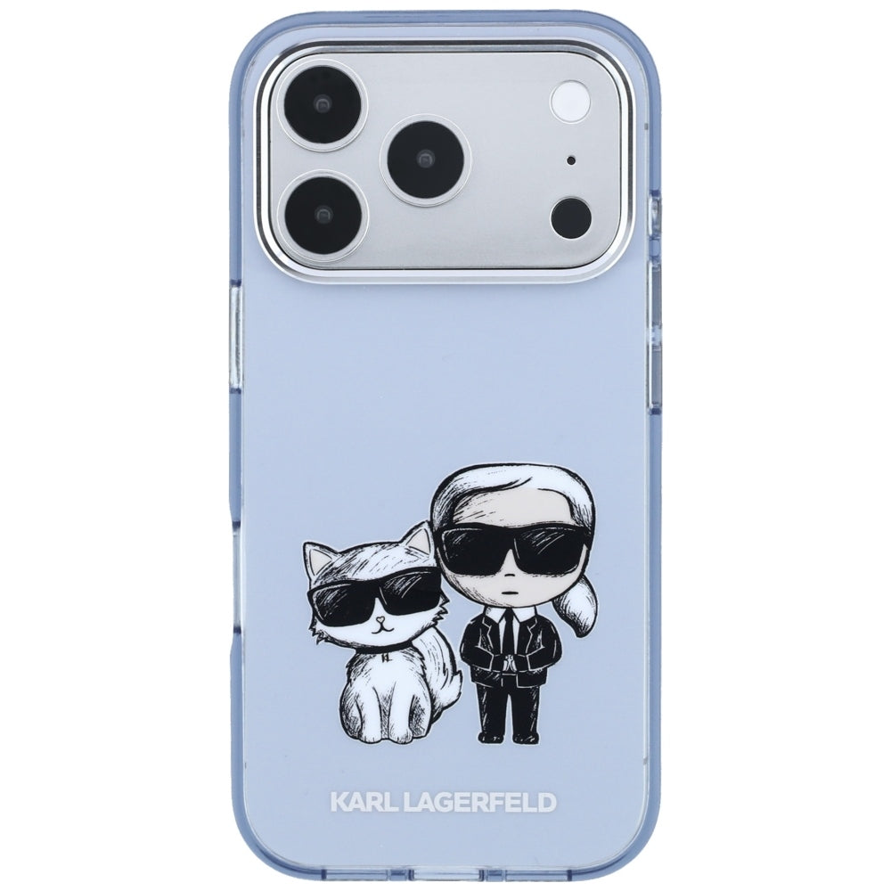 Θήκη MagSafe για Apple iPhone 18 Pro Max / 17 Pro Max, Karl Lagerfeld, IML KC Bodies Sketch Print, Μπλε