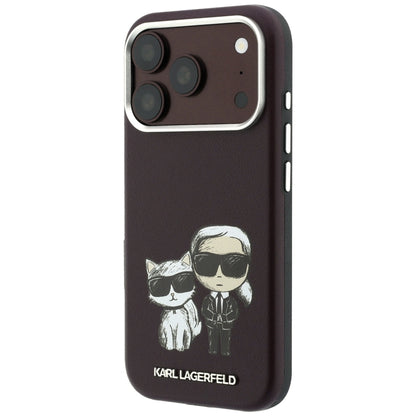 Θήκη MagSafe για Apple iPhone 18 Pro Max / 17 Pro Max, Karl Lagerfeld, KC Bodies Sketch, Βυσσινί
