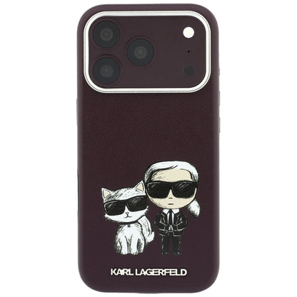 Θήκη MagSafe για Apple iPhone 18 Pro Max / 17 Pro Max, Karl Lagerfeld, KC Bodies Sketch, Βυσσινί
