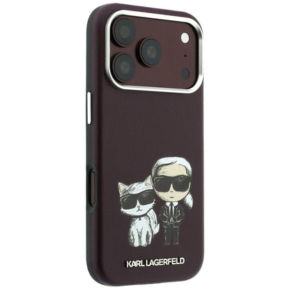 Θήκη MagSafe για Apple iPhone 18 Pro Max / 17 Pro Max, Karl Lagerfeld, KC Bodies Sketch, Βυσσινί