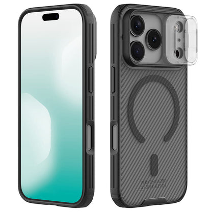Θήκη MagSafe για Apple iPhone 18 Pro Max / 17 Pro Max, Nillkin, CamShield Pro, Μαύρη Διαφανής