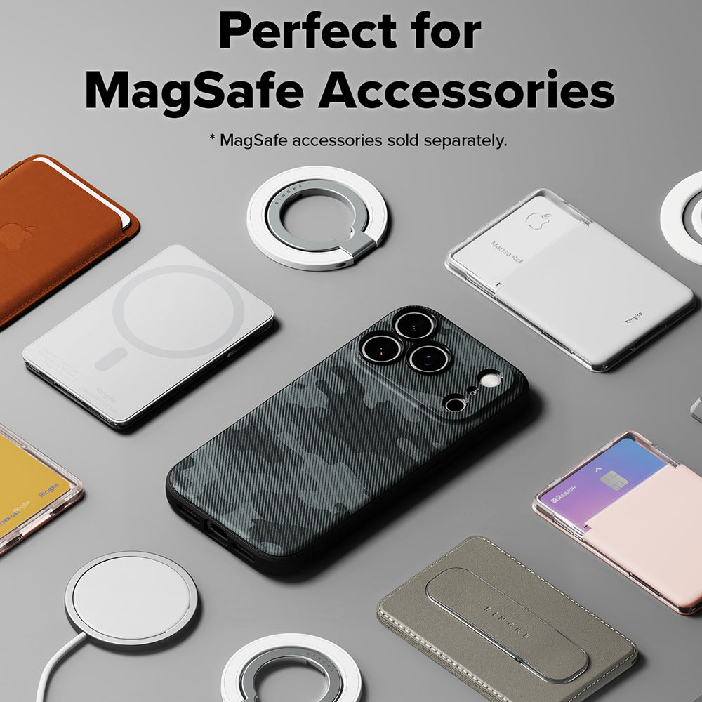 Θήκη MagSafe για Apple iPhone 18 Pro Max / 17 Pro Max, Ringke, Onyx, Καμουφλάζ
