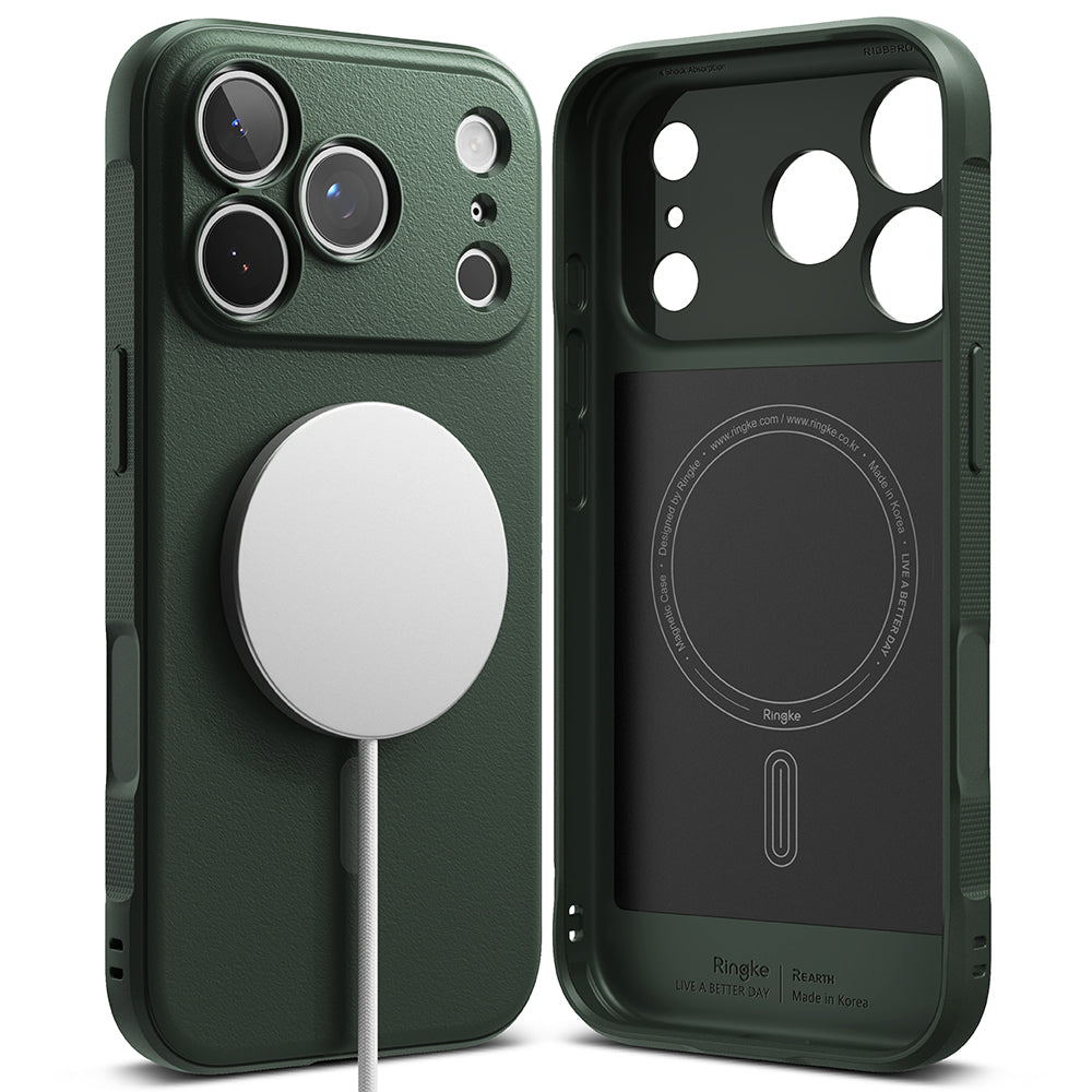 Θήκη MagSafe για Apple iPhone 18 Pro Max / 17 Pro Max, Ringke, Onyx, Σκούρο Πράσινο