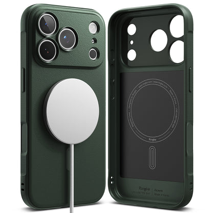 Θήκη MagSafe για Apple iPhone 18 Pro Max / 17 Pro Max, Ringke, Onyx, Σκούρο Πράσινο