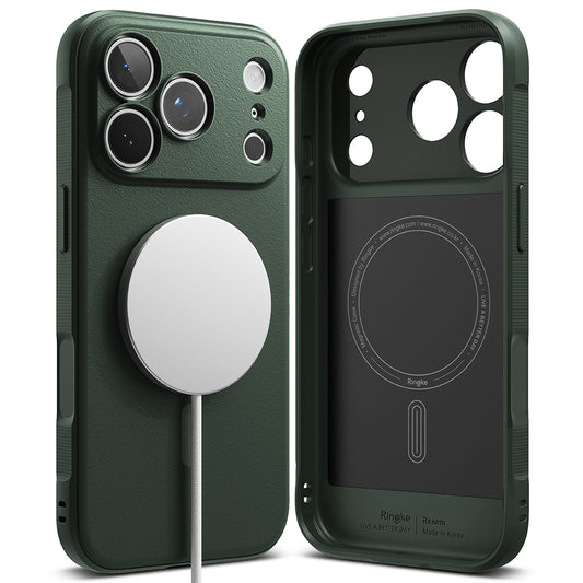 Θήκη MagSafe για Apple iPhone 18 Pro Max / 17 Pro Max, Ringke, Onyx, Σκούρο Πράσινο